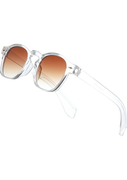 ROYAL EYEWEAR RE982 TRANSPARAN KAHVERENGİ GÜNEŞ GÖZLÜĞÜ