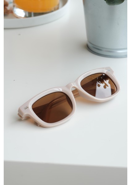Royal Eyewear RE2303 Krem Kahverengi Güneş Gözlüğü