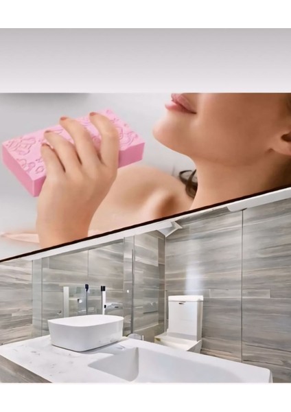 Çok Amaçlı Daha Fazla Köpük Üretebilen Sihirli Yumuşak Sünger Peeling Banyo Süngeri