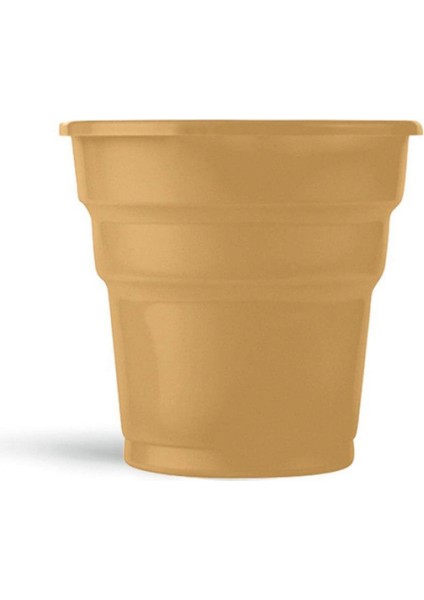 - 25 Adet Plastik Bardak Gold Gnzrz