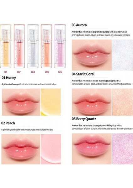 Bling Chu Lip Oil 05 Berry Quartz - Besleyici ve Nemlendirici Renkli Dudak Yağı