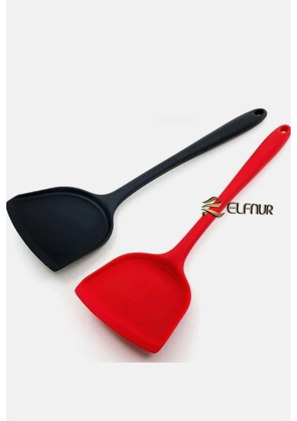 Yanmaz Yapışmaz Silikon Yumurta ve Krep Spatulası - 32 cm modelleri