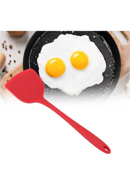 Yanmaz Yapışmaz Silikon Yumurta ve Krep Spatulası - 32 cm indirimleri