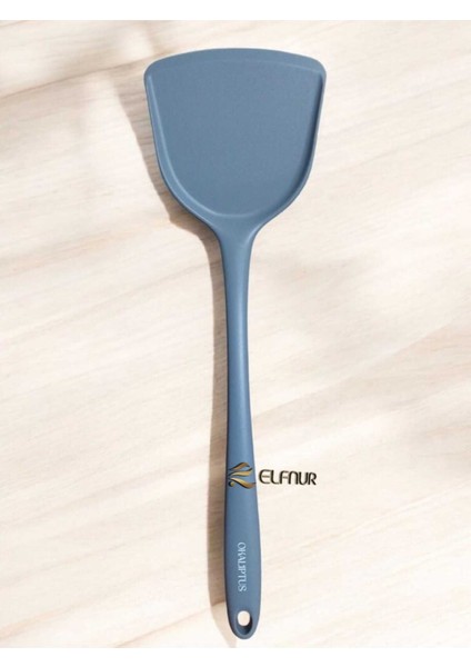 Yanmaz Yapışmaz Silikon Yumurta ve Krep Spatulası - 32 cm
