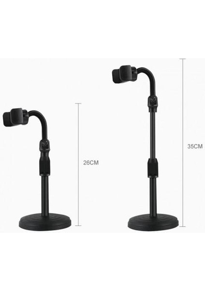 360 Derece Döndürülebilir Masaüstü Teleskopik Telefon Standı Çok Fonksiyonlu Telefon Tutucu modelleri