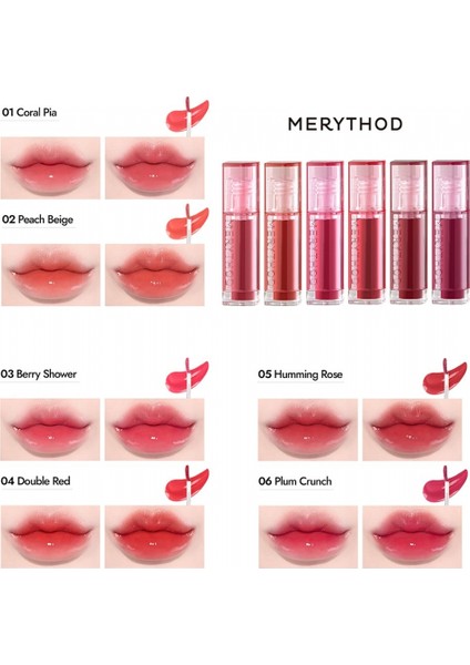 Aengdu-Fit Glossy Tint 01 Coralpia - Yoğun Pigmentli Tint