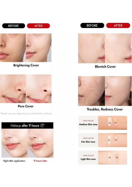 Radiance Cover Cushion 01 Pure Ivory - Nemli ve Parlak Görümüm Sunan Fondöten SPF50+PA+++