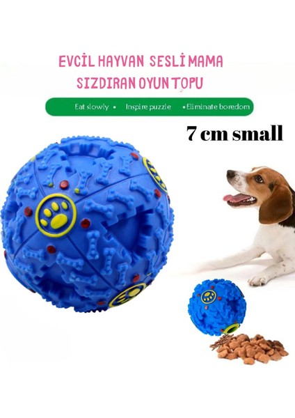 7 cm Sesli Mama Hazneli ve Ödül Maması Için Köpek Oyun Topu Oyuncağı modelleri