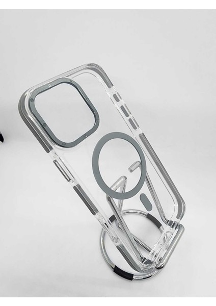 Apple iPhone 11 Hava Yastığı Zırhlı Kaymaz Şeffaf Kılıf Magsafe Şarj Uyumlu