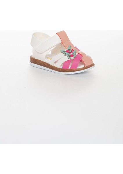 Şirin Bebe Kafes Kız Çocuk Mor Fuji Ilkadım Bebe Sandalet (19-25 Numara)