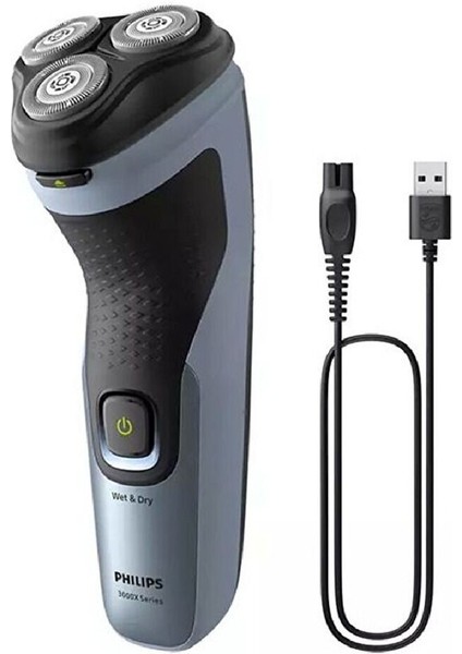 X3063/00 Shaver 3000X Series Islak ve Kuru Tıraş Makinesi