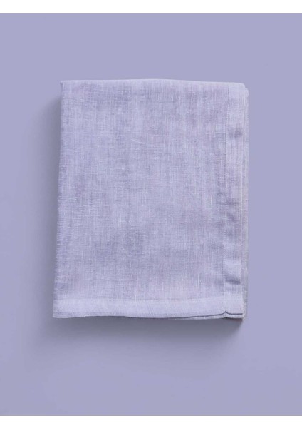 Lila Renk Ince Polyester Tül Dertsiz Masa Örtüsü(Lm)