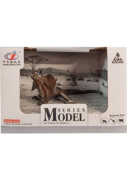 Calimera Toys Hayvan Figürleri Oyuncak Fırfırlı Kertenkele