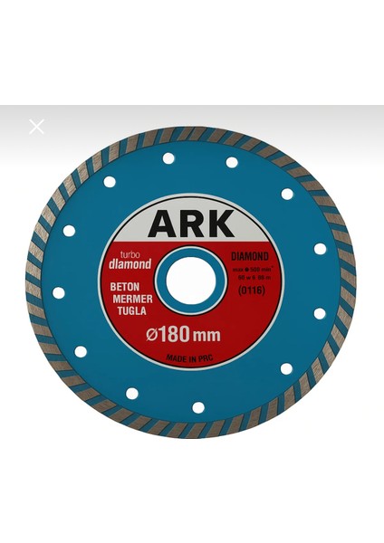 180 mm Turbo Mermer Diski ARK-2057