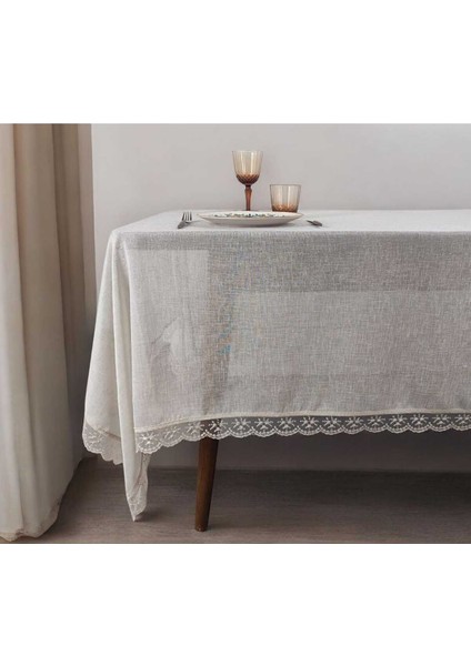 Toz Kahverengi Güpürlü Ince Polyester Tül(Ç)