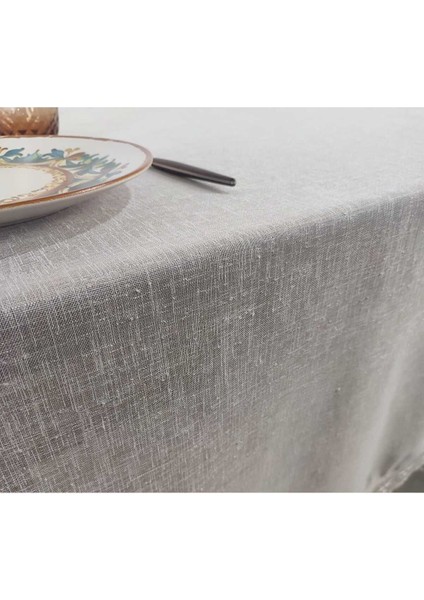 Toz Kahverengi Güpürlü Ince Polyester Tül(Ç)