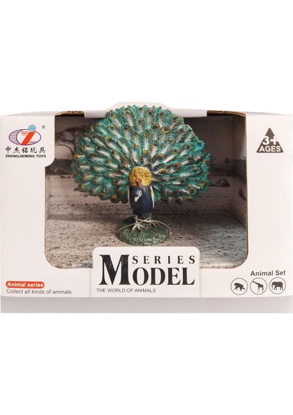 Calimera Toys Hayvan Figürleri Oyuncak Tavuskuşu