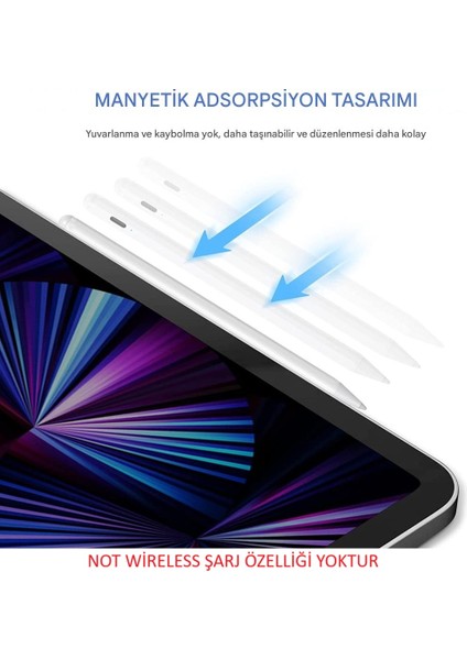 iPad 11/10.nesil A16 9/8/7 10.2 Air/pro 4/5/6 11/13INÇ Uyumlu Avuç Içi Reddi Dokunmatik Çizim Kalemi PEN16 indirimleri