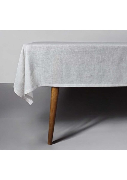 Gri Ince Polyester Tül Masa Örtüsü(Lm)