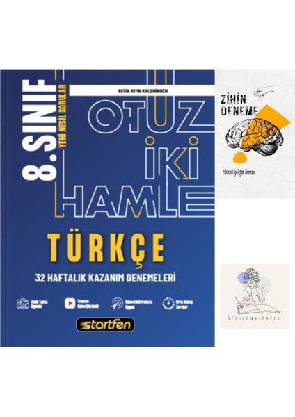 LGS Türkçe 32 Hafta Denemeleri+Zihin Deneme-St251