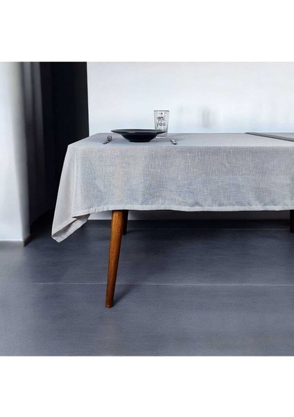 135*290 cm Beton Grisi Şantuklu Polyester(Lm)