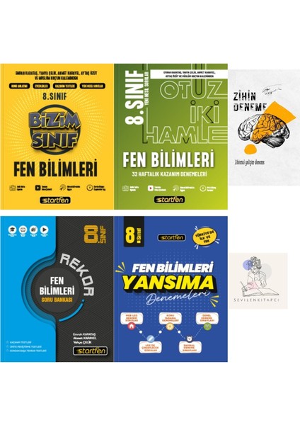 LGS Fen Konu Anlatım Soru Bankası Deneme Ve Çıkacak Sorular Seti+Zihin Deneme-St816