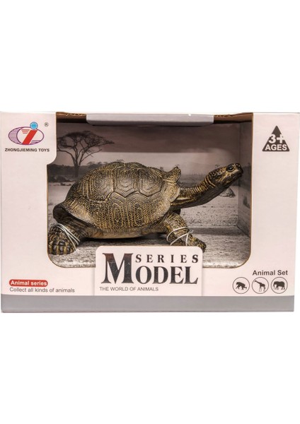 Calimera Toys Hayvan Figürleri Oyuncak Kaplumbağa Koyu Yeşil