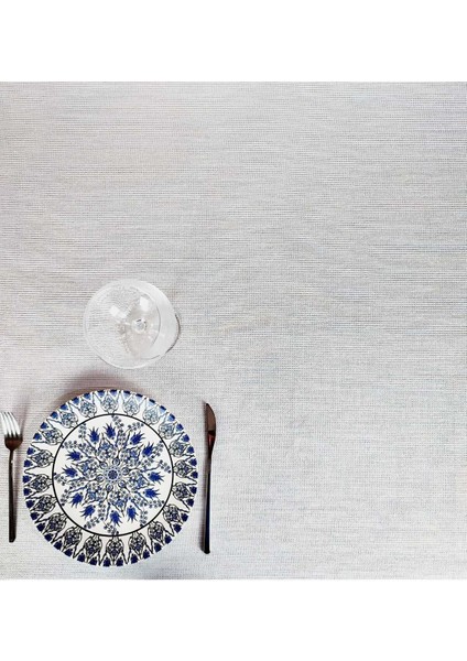 Gümüş Simli Keten Dokuma Polyester(Lm)