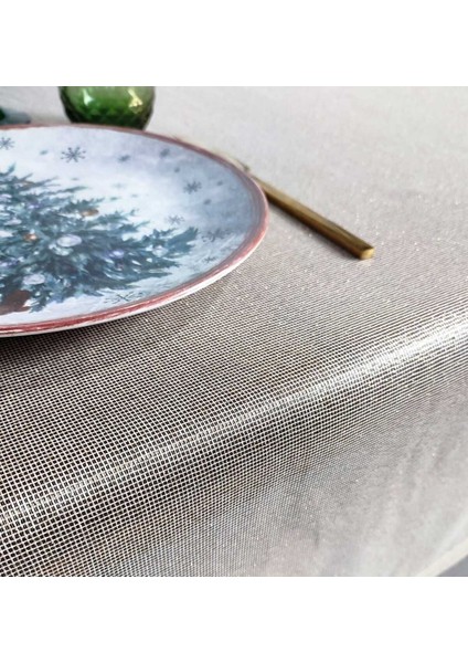 Altın Sim Dokuma Ince Parti Polyester(Lm)