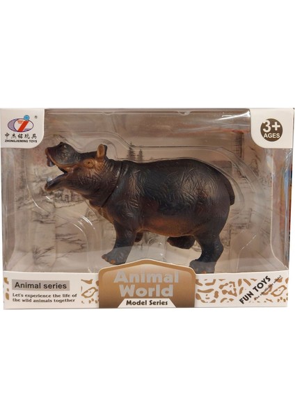 Calimera Toys Hayvan Figürleri Oyuncak Hipopotam (Su Aygırı)