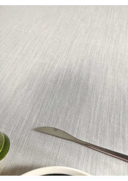 150*220 cm Ekru Renk Polyester Masa Örtüsü(Lm)