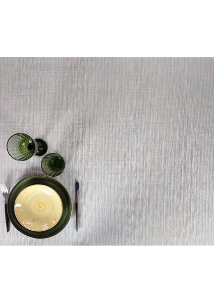 Gri Ince Yakma Jakarlı Polyester(Lm)