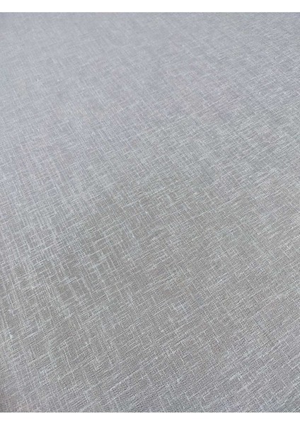 Gri Güpürlü Ince Polyester Tül Masa Örtüsü(Ç)