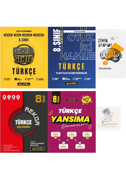 LGS Türkçe Konu Anlatım Soru Bankası Deneme Ve Çıkacak Sorular Seti+Zihin Deneme-St854