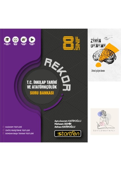 LGS Inkılap Rekor Soru Bankası+Zihin Deneme-St80
