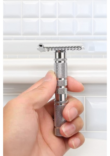 S1 Full Metal Tıraş Makinesi + 5 Adet Yaprak Jilet