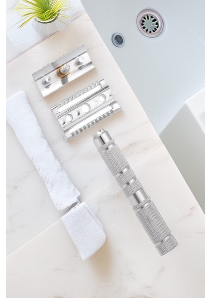 S1 Full Metal Tıraş Makinesi + 5 Adet Yaprak Jilet