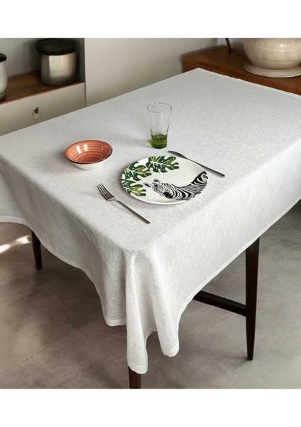 145*230 Narin(Ince) Polyester Tül Masa Örtüsü