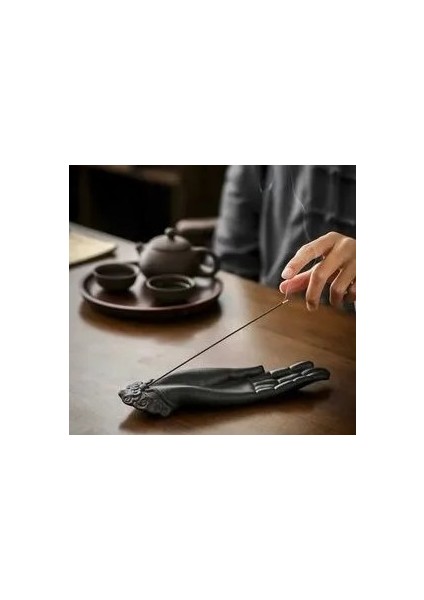 "el Figürlü Çubuk Tütsülük – Minimal Zen Tarzı Dekoratif Tütsü Kabı"