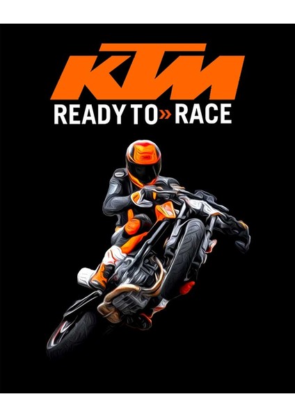 Ktm Ready To Race Moto Büyük Sırt Patch Yama
