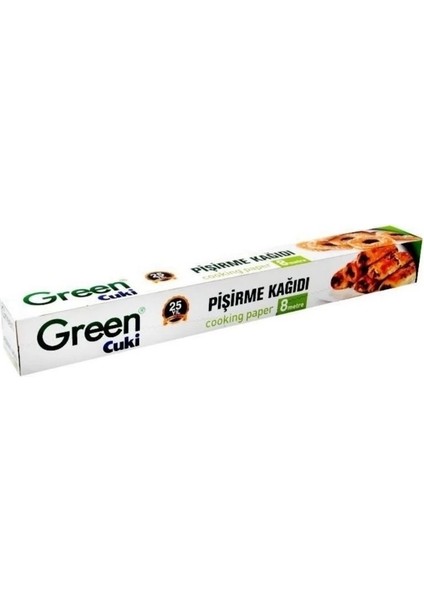 Green Yağlı Pişirme Kağıdı 8mt
