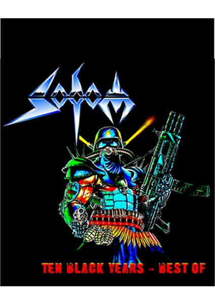 Sodom Ten Black Years Büyük Sırt Patch Yama