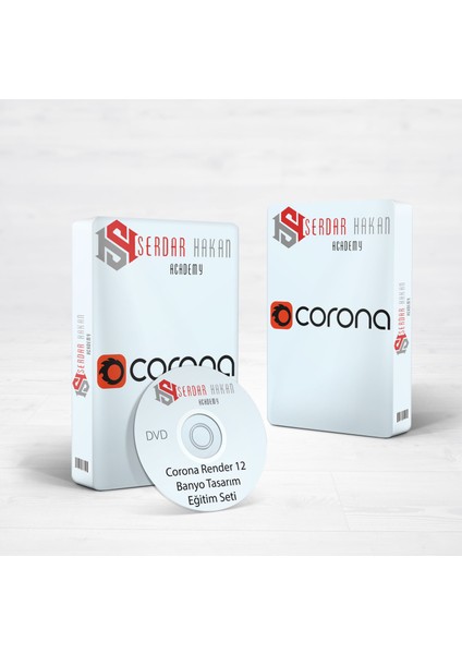 3ds Max 2026 ve Corona Render 12 Banyo Tasarım Eğitim Seti