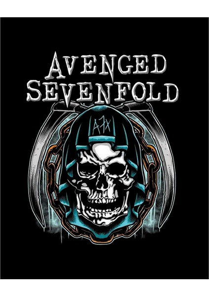 Avenged Sevenfold Nightmare A7X Siyah Büyük Sırt Patch Yama