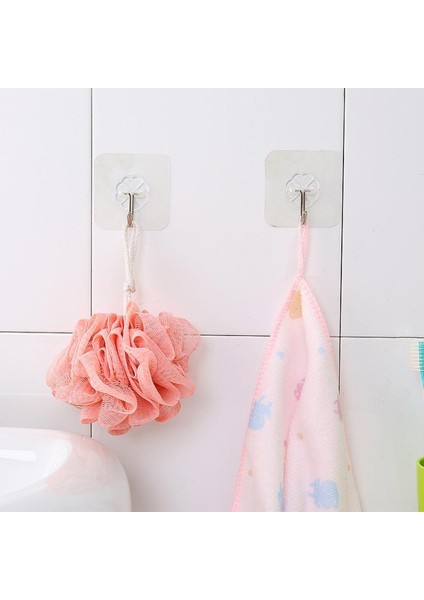 Süper Güçlü Yapışkanlı Suya Dayanıklı Şeffaf Askı 5li Set