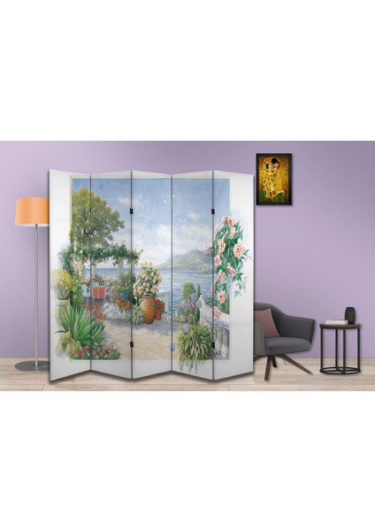 Manzara Temalı Özel Tasarım Paravan Room Divider 180 x 200 cm fiyatları