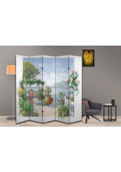 Manzara Temalı Özel Tasarım Paravan Room Divider 180 x 200 cm modelleri