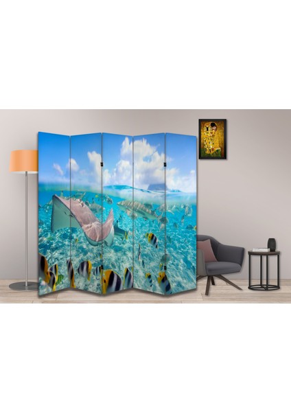 Doğa Temalı Özel Tasarım Paravan Room Divider 180 x 200 cm fiyatları