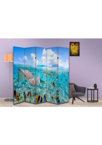 Doğa Temalı Özel Tasarım Paravan Room Divider 180 x 200 cm modelleri