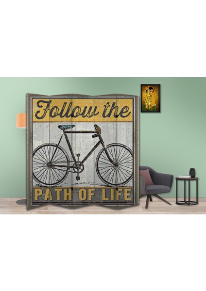 Retro Temalı Özel Tasarım Paravan Room Divider 180 x 200 cm modelleri